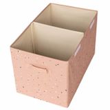 Úložný box s vekom 3 Sprouts Recycled Terrazzo Clay
