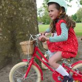 Detský bicykel Bobbin Gingersnap 16&quot; ružovo-červený