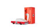 Drevené autíčko Candylab Toys Candycar Red Racer 5