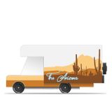 Candylab Toys drevený karavan Candycar Arizona Camper, drevený van autíčko pre deti 
