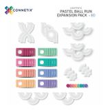 Magnetická stavebnica Connetix Pastel: Ball Run Expansion 80ks