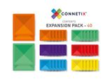 Connetix: Magnetická stavebnica Rainbow Square 40ks
