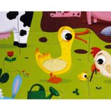 Janod Dotykové puzzle 20ks: Zvieratká na farme