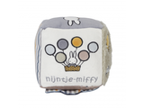 Plyšová aktivity kocka Miffy Little Dutch: Fluffy modrá