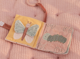 Látková knižka na kočík Little Dutch: Kvety a motýle