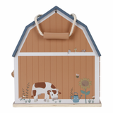Drevený domček pre bábiky prenosný Little Dutch: Farma