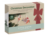 Drevené Vianočné ozdoby Little Dutch 10ks