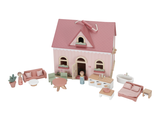 Drevený domček pre bábiky prenosný Little Dutch