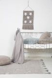 lorena canals Prateľný bavlnený koberec Hippy Stars: Grey 120x175cm