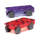 Magnetická stavebnica Magna-Tiles Cars Purple-Red