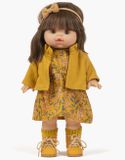 Minikane: Fleecový kabátik pre bábiku Mustard