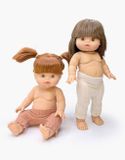 Minikane: Legíny s volánikmi pre bábiku Ecru Rose 2ks