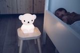 Mr Maria Detská LED lampa Boris First Night Lamp - biely medvedík