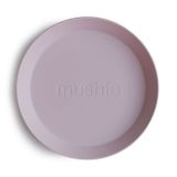 Mushie Okrúhly tanier 2ks: Soft Lilac
