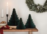 Vianočná ozdoba 3D Papierový strom 15cm