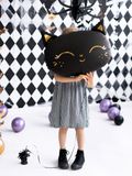 Fóliový balón: Mačka čierna zlatá