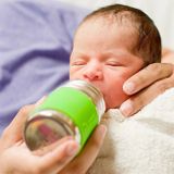 Pura nerezová dojčenská fľaša 150ml Modrá