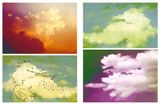 Domaľovávanka Hirameki: Clouds - Draw What You See