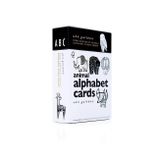 Wee Gallery Čiernobiele karty: Animal Alphabet Cards