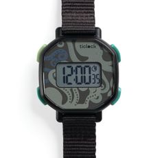 Detské digitálne hodinky Djeco: Čierna chobotnica
