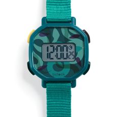 Detské digitálne hodinky Djeco: Zelené hady