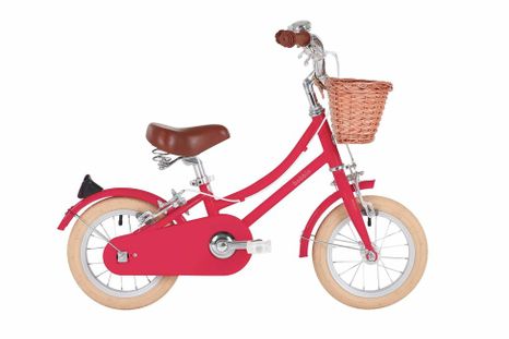 Detský bicykel Bobbin Gingersnap 12" ružovo-červený