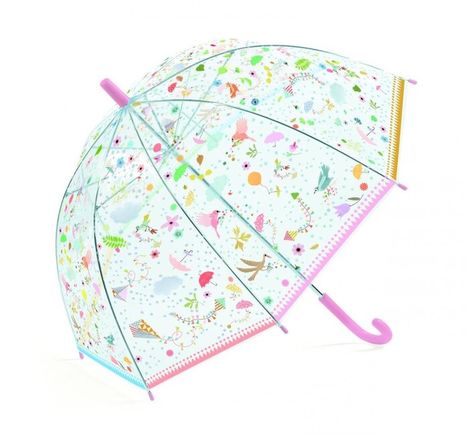 Djeco Detský priehľadný dáždnik: Ľahučké drobnosti
