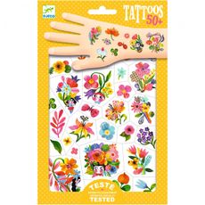 Djeco Dočasné tetovačky Akvarelové kvety