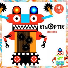 Magnetická skladačka Djeco Kinoptik: Roboti