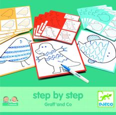 Djeco Kreslenie krok za krokom: Vzory 