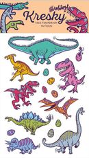 Dočasné tetovačky Kresky - Dinosaury
