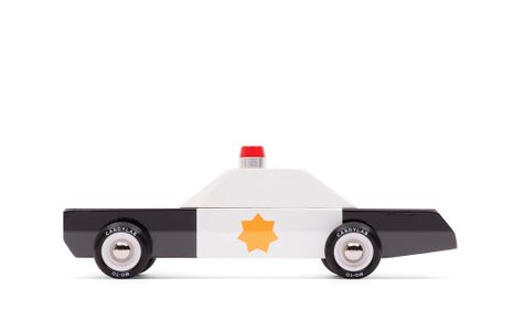 Drevené autíčko Candylab Toys Americana Polícia