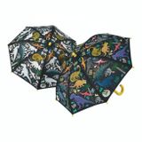 Detský dáždnik meniaci farbu v daždi: Dinosaury