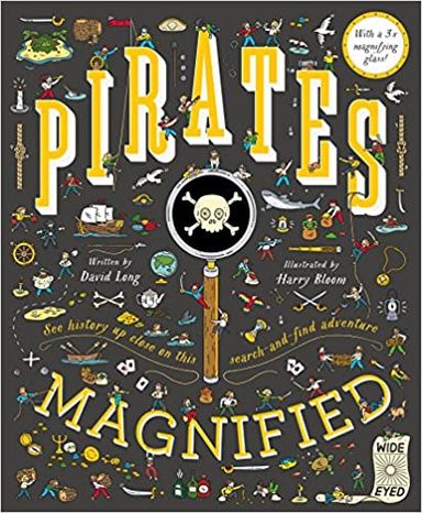 Hľadacia kniha s lupou Pirates Magnified