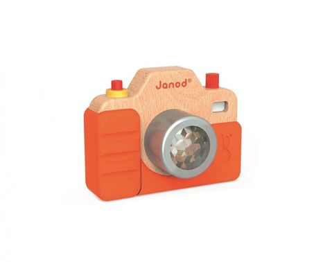 Janod Drevený fotoaparát so zvukom a svetlom