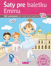 Kniha samolepiek: Šaty pre baletku Emmu
