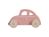 Drevené autíčko Little Dutch Chrobák ružové