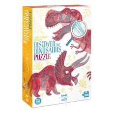 Puzzle s lupami Londji 200ks: Dinosaury