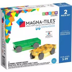 Magnetická stavebnica Magna-Tiles Cars Green-Yellow
