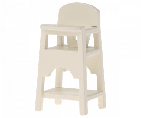 Maileg Vysoká stolička, Mouse: Biela