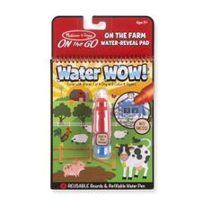 Znovupoužiteľné vodové omaľovanky Water Wow: Farm