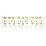Nálepky na stenu Dekornik: Miniset Gold stars