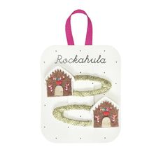 Pukacie sponky do vlasov Rockahula Kids: Gingerbread house