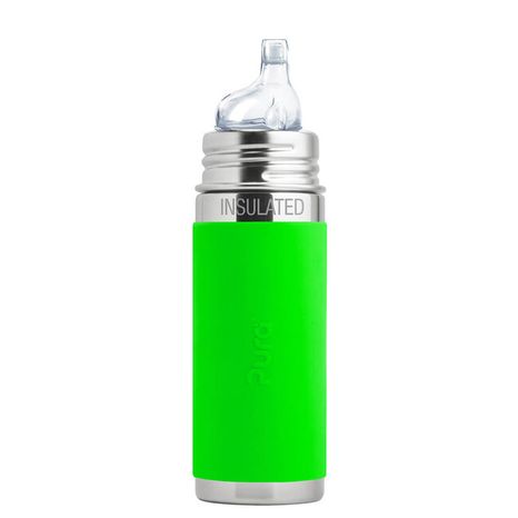 Pura TERMO nerezová fľaša s náustkom 260ml Zelená