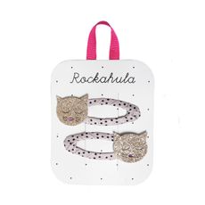 Pukacie sponky do vlasov Rockahula Kids: Mačičky