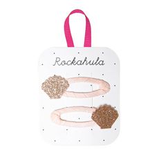 Pukacie sponky do vlasov Rockahula Kids: Mušle