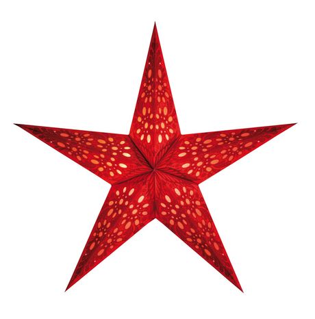 Vianočná hviezda Mono S: červená