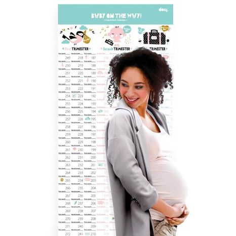 Tehotenský trhací kalendár Baby on the way
