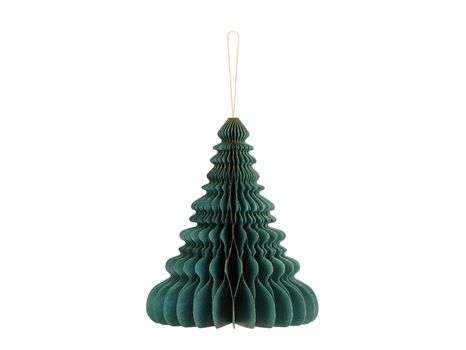 Vianočná ozdoba 3D Papierový strom 24cm