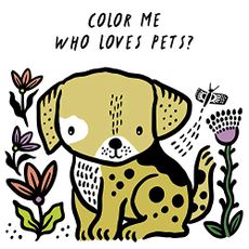 Wee Gallery Kniha do vody: Colour Me Who Loves Pets?